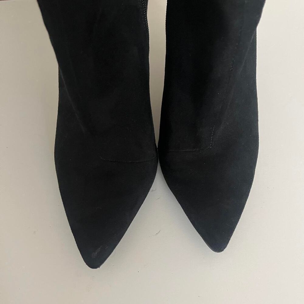Black suede ankle boots - Picture 6 of 6